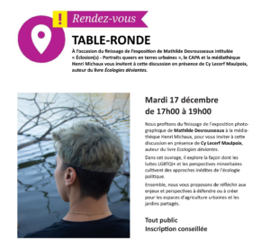 Affichette table ronde
